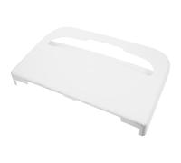 HOOTNEE Support décoratif pour abattant de Toilette en Plastique Blanc, capacité élevée, Style Minimaliste, Installation Murale pour Usage résidentiel