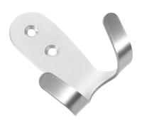 HOOTNEE Support Mural en Fer Brossé pour Casque Moto Grand Modèle Double Crochet, Porte-chapeaux Polyvalent et Support de Rangement pour Casques Rugby, pour Organisation Murale Garage