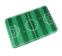 HOOTNEE Tapis de Sol Antidérapant Flanelle Football Tapis Chambre Confortable et Décoratif Revêtement Doux pour Salon et Salle de Bain Mini Football Conçu pour Soulager la Fatigue