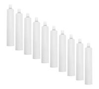 HOOTNEE Tubes de peinture vides 10 Pièces 100ml en Aluminium Blanc avec Bouchon à Vis, Refillable, pour Acrylique et Gouache, Rangement et Mélange de Peinture, Artistes Professionnels et