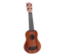 HOOTNEE Ukulélé Jouet Imitation en Bois 35 Cm pour Garçon et Filles Garçons Filles, Mini Guitare Jouet de Simulation Facile à Jouer, Instrument Musical Éducatif pour Tout-Petits