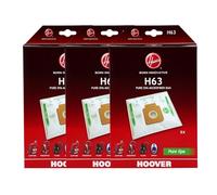 Hoover Sacs H63 pour aspirateur, Microfibre EPA anti-odeur, Compatibles HE1/Brave/Capture, 3x4 sacs
