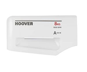 Hoover 43009875 Cover Dispenser frontal tiroir Lave-Linge, Plastique | Accessoire d’Origine Hoover, Compatible 8 kg, 10 x 25 x 2 cm, Façade de Tiroir à Lessive, Blanche