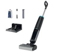 Hoover Aspirateur sans Fil Eau et Poussière Laveur de sols HW3Z00, Puissant 16 000Pa, Autonomie 40min, Tech.Anti-Twist Anti-emmêlement, Auto-Nettoyage & Séchage à l’air Froid, Nettoyage Double Bords