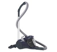 Hoover BR21HM, Aspirateur Traineau sans Sac,Puissant 700 W, Technologie cyclonique, 2L, Silencieux 78 dbA,Brosse Sols durs & moquettes,Vidage Facile,Poignée de Transport,Suceur Long, Noir&Bleu