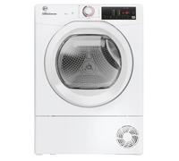 Hoover H-DRY 350 Sèche-linge 9 kg, pompe à chaleur, libre installation, classe A++, certification Woolmark, AxLxP 85 x 60,4 x 59,6, Blanc - HRE H9A2TE-S