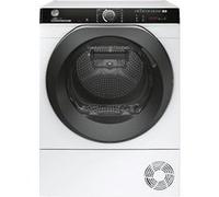 Hoover H-Dry 500 NDPEH9A3TCBEXS-S - Sèche-linge - WiFi - largeur : 59.6 cm - profondeur : 58.5 cm - hauteur : 85 cm - chargement frontal - blanc avec porte noire Blanc avec porte noire G