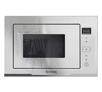 Hoover H-MICROWAVE 500 - HMGV28GDFW Micro-ondes intégré avec grill, 28 litres, 1450 W, 6 programmes, 5 niveaux de puissance, minuteur 95 min, démarrage rapide, ouverture électronique, blanc