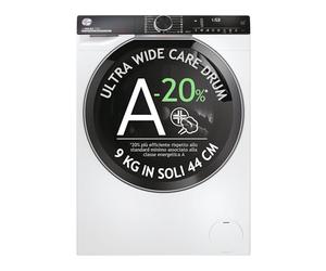 Hoover H-WASH 700 Machine à laver slim 9kg Autonome Charge avant 20% 1400 tours App hOn Programme Hygiène Cycles Care Vapeur 85 x 60 x 44,7 cm Blanc - H7W4 49MBC8-S