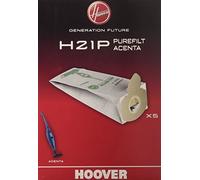 Hoover H21P Sacs pour Aspirateur, Originaux, en Papier, Anti-odeur, Extra Larges, Compatibles avec l’Aspirateur Acenta, 5 Pièces
