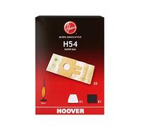 Hoover H54 Sacs pour Aspirateur d’Origine, Anti-Odeur, 5 pcs | Haute Filtration en Papier, Compatible avec Hoover Trilly, avec 1 Filtre Moteur et 1 Filtre de Sortie