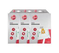 Hoover H60 3 Paquets de 4 Sacs pour Aspirateur - Originaux - en Microfibre - Pur EPA - Système Anti-Odeurs Aux Charbons Actifs - Compatibles Avec les Aspirateurs Traîneaux Hoover