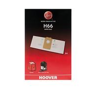 Hoover H66 Sacs pour Aspirateur, Originaux, en Papier, Système Anti-Odeurs aux Charbons Actifs, Compatibles avec Hoover Dinamis et Hoover Multi Function Pro, 4 Pièces.