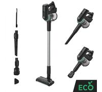 Hoover HF413HE Eco Conception, Aspirateur Balai sans Fil, Puissant 80AW, Léger, Ultra-Maniable jusqu'à 360° pour Tous Types de Sols, Brosse Anti-Twist avec éclairage LED, Vert Sauge