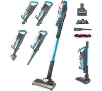 Hoover HF522STP Aspirateur Balai sans Fil Puissant, Grande Autonomie, Rangement Compact, Electrobrosse Anti-emmêlement LED, Turbobrosse Spéciale Animaux, Charge Rapide,Position Park&Go, Bleu Skyfall
