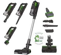 Hoover HF920P Aspirateur Balai sans Fil Puissant Mode Turbo 130AW, Batteries X2 Autonomie 60min, Ecran LED, Brosse Anti-Twist et Mini-Turbobrosse LED Spécial Animaux, Position Parking, Vert Pop
