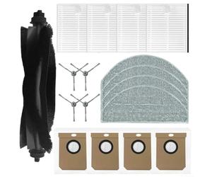 Hoover HG4 pour HYDRO Pro Kit de pièces de rechange compatibles avec aspirateur, y compris filtre, lingettes, brosses latérales, brosse principale et sac, accessoires de nettoyage en profondeur pour