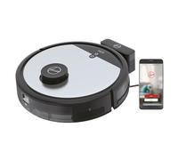 Hoover HG510D Aspirateur Robot, Navigation Laser,Grande Autonomie 90min,réservoir 0.50L,4 Vitesses,Ultra Silencieux 68 dBA,Filtre HEPA10, Station de Recharge, Application HG5 & Personnalisation