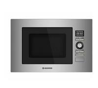 Hoover HMB20/1GDFX - Four à micro-ondes encastrable avec gril, 20 litres, 800W-1000W, 10 démarrages automatiques, Dégivrage autom