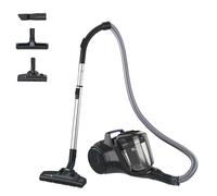 Hoover HP1 Home Aspirateur Traineau sans Sac Compact et Puissant HPZ107HM, Haute-Performance, 2 Brosses Sols Durs-Tapis & Spéciale Parquet, Tech. Cyclonique, Filtre Lavable, Vidage Facile,Accessoires