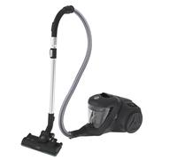 Hoover HP321PAF Aspirateur Traineau sans Sac Compact, Tech Cyclonique, Brosse Tout en 1 Sols Durs, Tapis et Parquet, Brosse Spécial Animaux, 2L, 850 W, Vidage Facile, Accessoires embarqués, Noir