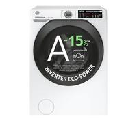 Hoover HW 28AMC71-S H-WASH 500 Machine à laver 8 kg, 1200 rotations, Wi-Fi + BLE, installation gratuite, onconnectivité, moteur inverseur, HxLxD (85 x 60 x 53 cm), blanc efficacité