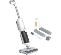 Hoover HW500 011 Aspirateur traineau Batterie Sec&humide Sans sac 0,6 L 150 W Gris, Blanc 4 Ah