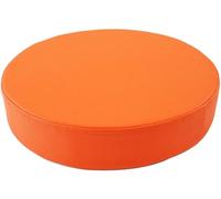 Hoowarm Coussin de siège Rond, Imperméable Cuir PU Coussin De Chaise，35/40/45/50cm Extérieur/Interieur Galette De Chaise， pour Jardin Cuisine，Bureau(Color8,50x10cm/19.6x4in)