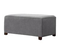 Hoowarm Jacquard Housses de Banc de Salle à Manger Housse Tabouret Banc Extensible pour Cuisine Salon Chambre Housse de Banquette Lavable pour Le Salon et la Cuisine (Color : V, Size : 105-145cm)