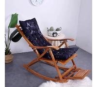 Hoowarm Lounge Rocking Chair Coussin Coussin Bain De Soleil Transat De Jardin Coussin Transat Fauteuil Relax Lounge Épais Pad Coussin De Chaise Longue De Patio Doux Matelas Bain De Soleil