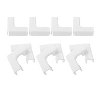 HOOWIFFY 10 Pièces Clip de Fixation Lisse sans Bavure à 90 Degrés en Alliage D'aluminium pour Serrage pour Verre sans et Jardinière Extérieure