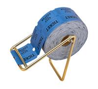 HOOWIFFY 1000 Billets de Tombola Doubles en Rouleaux Bleus en Papier Support Doré pour Activités de Jeu et Enchères Polyvalents Inscription Nom et Coordonnées
