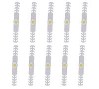 HOOWIFFY 10pcs Crochet de Masque de Dessin Animé et Boucle D'oreille pour Masque en Pvc Réutilisable Écologique pour Ajuster les Cordons de Confortables