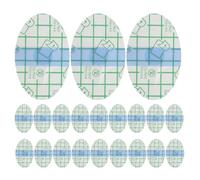 HOOWIFFY 120 Pièces Bouchons D'oreilles pour Bébé Étanches en Coton Autocollant, Protection Légère et Ajustée, Adaptés pour Bain et Natation, Taille 4.5x7 Cm