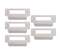 HOOWIFFY 1ensemble Plaque de Sécurité pour Porte Acier Inoxydable Renfort de Gâche Métallique Kit de Protection de Serrure à Mortaiser Installation Facile