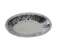 HOOWIFFY 250 Gobelets en Aluminium Jetables Ovales en Tinfoil pour Pâtisserie, Cuisson Uniforme, pour Flans et Tartes, Couleur Argenté
