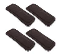 HOOWIFFY 4 pièces Couches Lavables pour Couches Garçon Fille Inserts Absorbants Fibres de Bambou et Microfibre Séchage Rapide Réutilisables pour Garçons et Filles