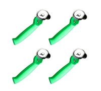 HOOWIFFY 4pièces Couteaux Cutter Inox pour Nouilles Maison Ustensiles de Cuisine Inox Ergonomiques Outil Manuel pour Pâte et Découpe sans Glissement