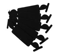 HOOWIFFY 5 Pièces Bandeau Absorbant Noir pour Casque de Sécurité, Séchage Rapide et Lavable, Doublure Confortable Large Rabat pour Chantiers et Ateliers de Soudure, Taille 42x9 Cm