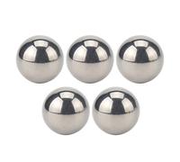 HOOWIFFY 5 Pièces Billes en Acier Inoxydable Haute Performance pour Roulement à Billes, Forme Ronde, Couleur Argenté, Adaptées aux Glissières de Tiroirs et Roulettes