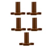 HOOWIFFY 5 Pièces Coupleur de Plateau Tournant en Plastique Café pour Micro-ondes, Accessoire Cuisine Robuste Hauteur D'axe 2,4cm, Compatible Moteur et Plateau Tournant
