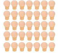 HOOWIFFY 50 éponges à ongles pour effet ombré - Recharges de pointes pour stylos éponge à dégradé - Applicateurs ronds remplaçables pour manucure maison et mélange de pinceaux