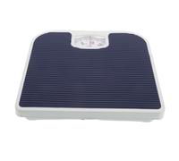 HOOWIFFY Balance Mécanique Précise Poids Corporel, Pèse-personne Analogique sans Pile, Petite Balance Solide Bleu Foncé pour Salle de Bain et Suivi Santé à Domicile