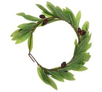 HOOWIFFY Bandeau à Fleurs Fleuri en Tissu Léger Couronne D'olivier Simulation Feuilles Décoration Accessoire Cheveux Femme pour Séance Photo et Bal Déguisé