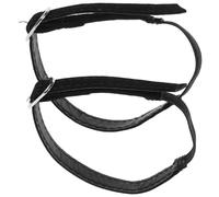 HOOWIFFY Bandes de Talon Ajustables pour Chaussures à Talons Hauts pour Femmes, en Pu et Velours, Antidérapantes, Lot de 2 pour Utilisation Quotidienne