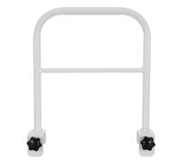 HOOWIFFY Barrière de Lit en Fer Blanche pour Adultes et Personnes Âgées avec Bords Confortables, Prévention des Chutes, pour Dortoirs et Lits Étudiants