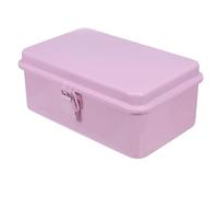 HOOWIFFY Boîte à Outils en Métal Rose Résistante Forte Capacité de Charge, Fabriquée en Tôle d'acier Laminée à Froid, pour Garage et Rangement Sécurisé
