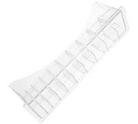 HOOWIFFY Boîte de Rangement pour Peignes Limite Tondeuse 10 Compartiments en Plastique Facile D'accès Présentation pour Salon de Coiffure