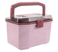 HOOWIFFY Boîte de Rangement pour Remède Portable en PP et Abs avec Plusieurs Compartiments et Diviseurs, Organisateur Multifonction pour Premiers Secours et Activités Extérieures
