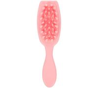 HOOWIFFY Brosse à Shampoing Exfoliante Cuir Chevelu Brosse de Massage Rose Compacte Peigne Antipelliculaire Portable pour Nettoyage Profond et Soin du Cuir Chevelu pour Usage Quotidien